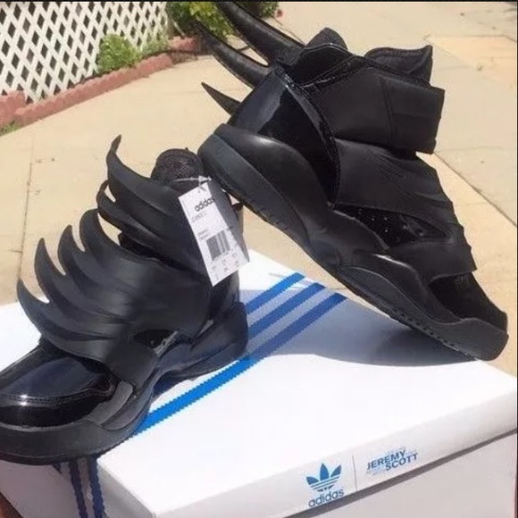 Adidas Jeremy Scott Wings Dark Knight Batman Shoes - Picture 6 of 8